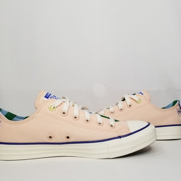 Converse  Unisex Prep Oxfords Women Size 5.5 Peach/Blue A10919F  NWT - Picture 3 of 10